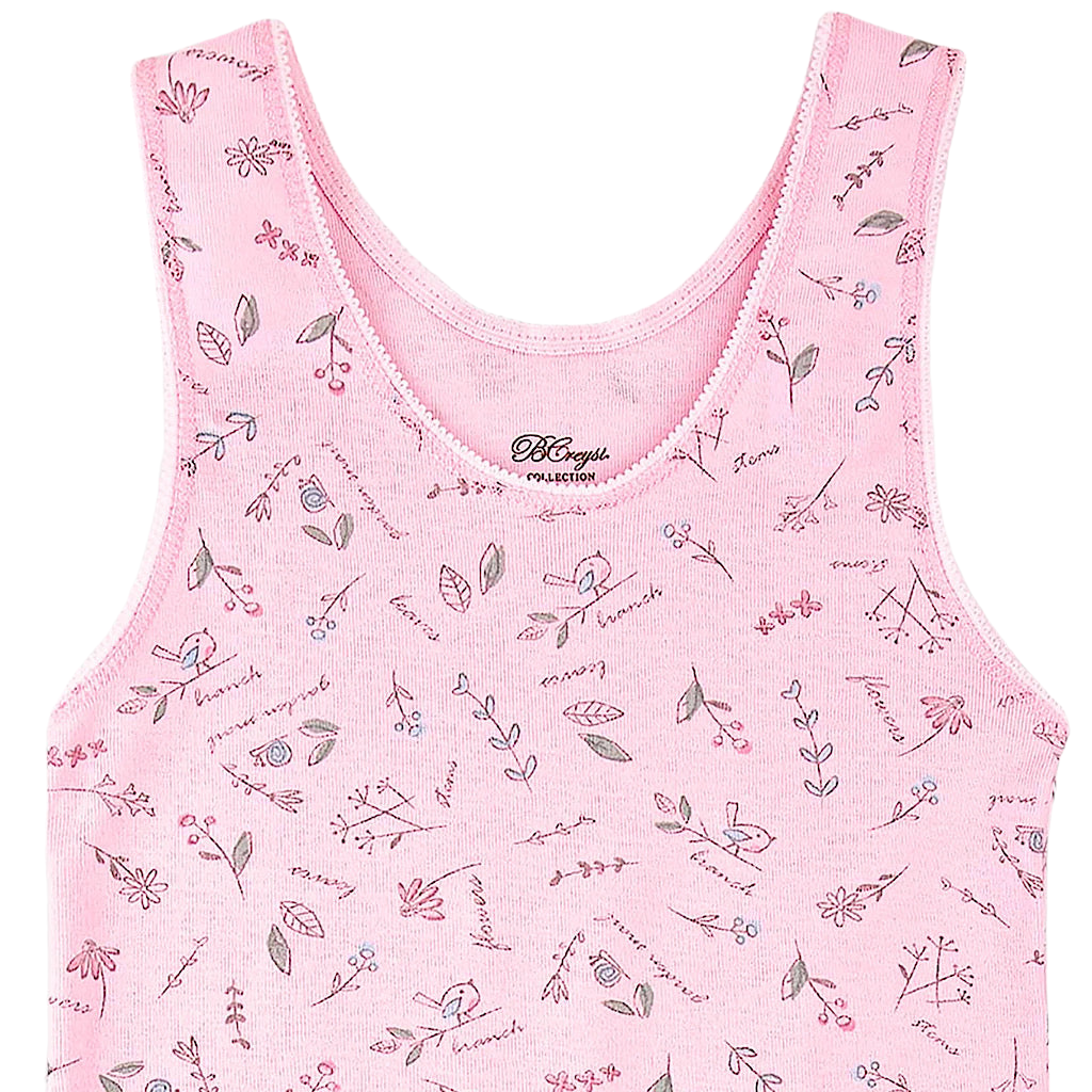 Camiseta Baby Creysi estampado pajaritos rosa para niña - JORHELITOS - JORHELITOS