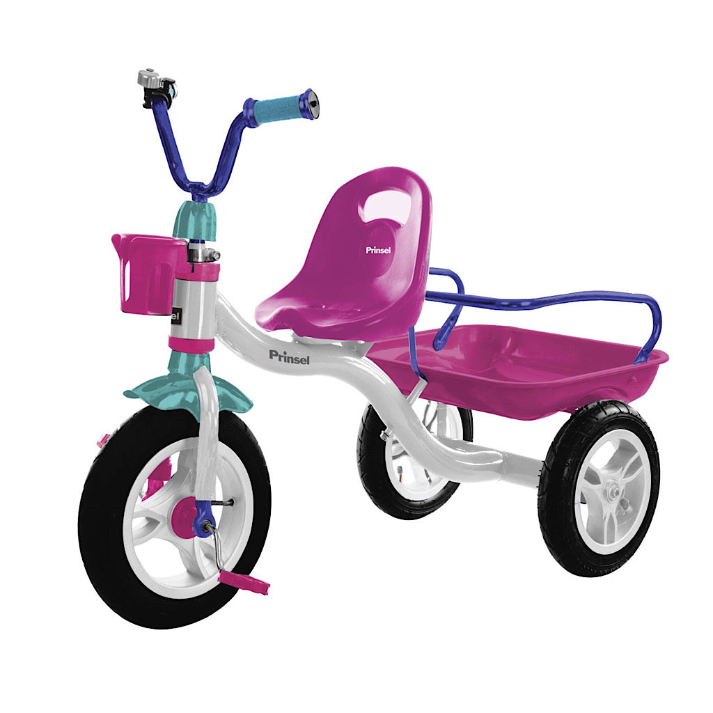 Triciclo Prinsel cargo air girl rosa - JORHELITOS - JORHELITOS