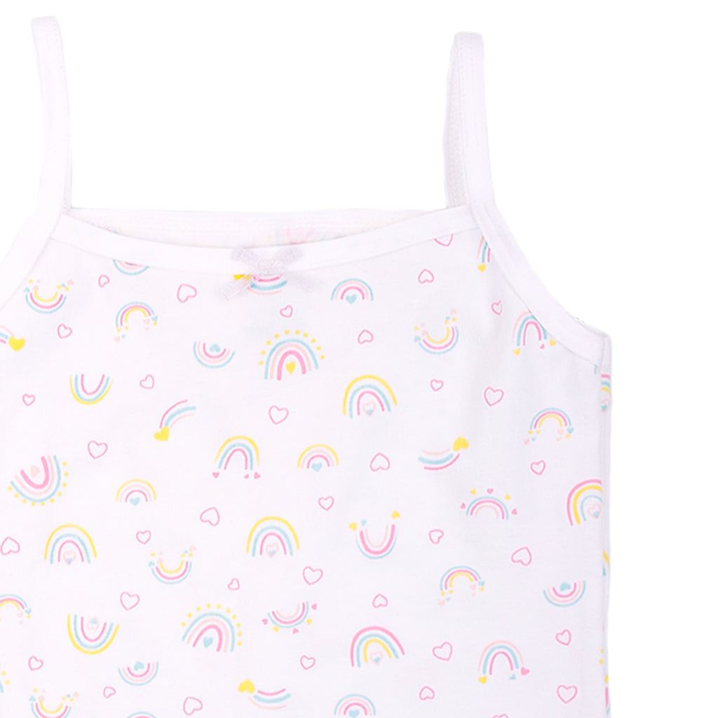 Camiseta Baby Creysi blanco arcoíris niña - JORHELITOS - JORHELITOS