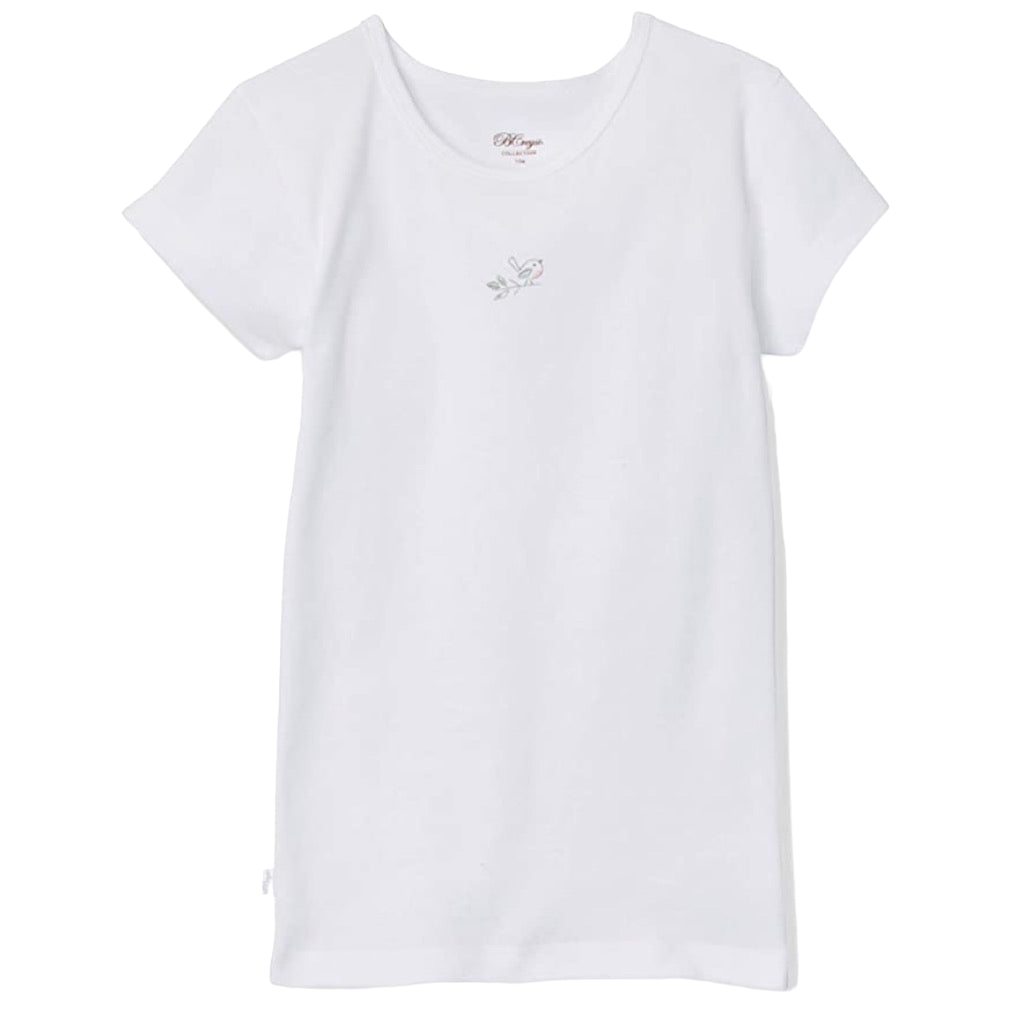 Camiseta Baby Creysi blanca pajarito niña - JORHELITOS - JORHELITOS