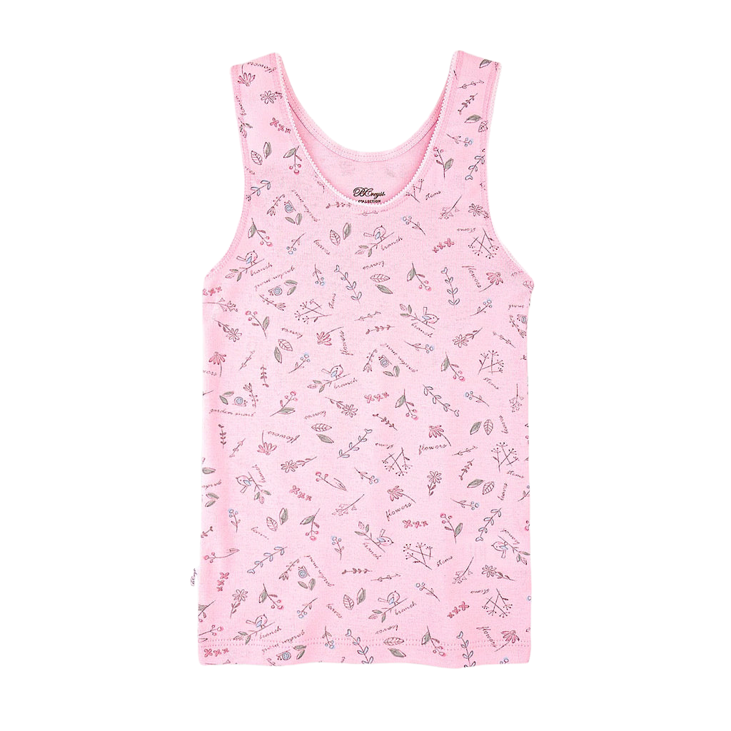 Camiseta Baby Creysi estampado pajaritos rosa para niña - JORHELITOS - JORHELITOS