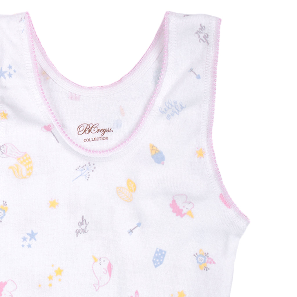 Camiseta Baby Creysi blanca sirenita para niña - JORHELITOS - JORHELITOS